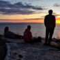 Evening contemplation, Steep Holm Island